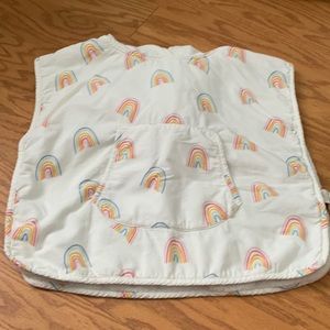 Pehr hooded poncho towel with rainbows!